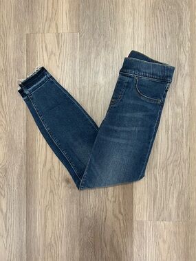 SPANX Distressed Pull On Skinny Jeans Size XS Petite
